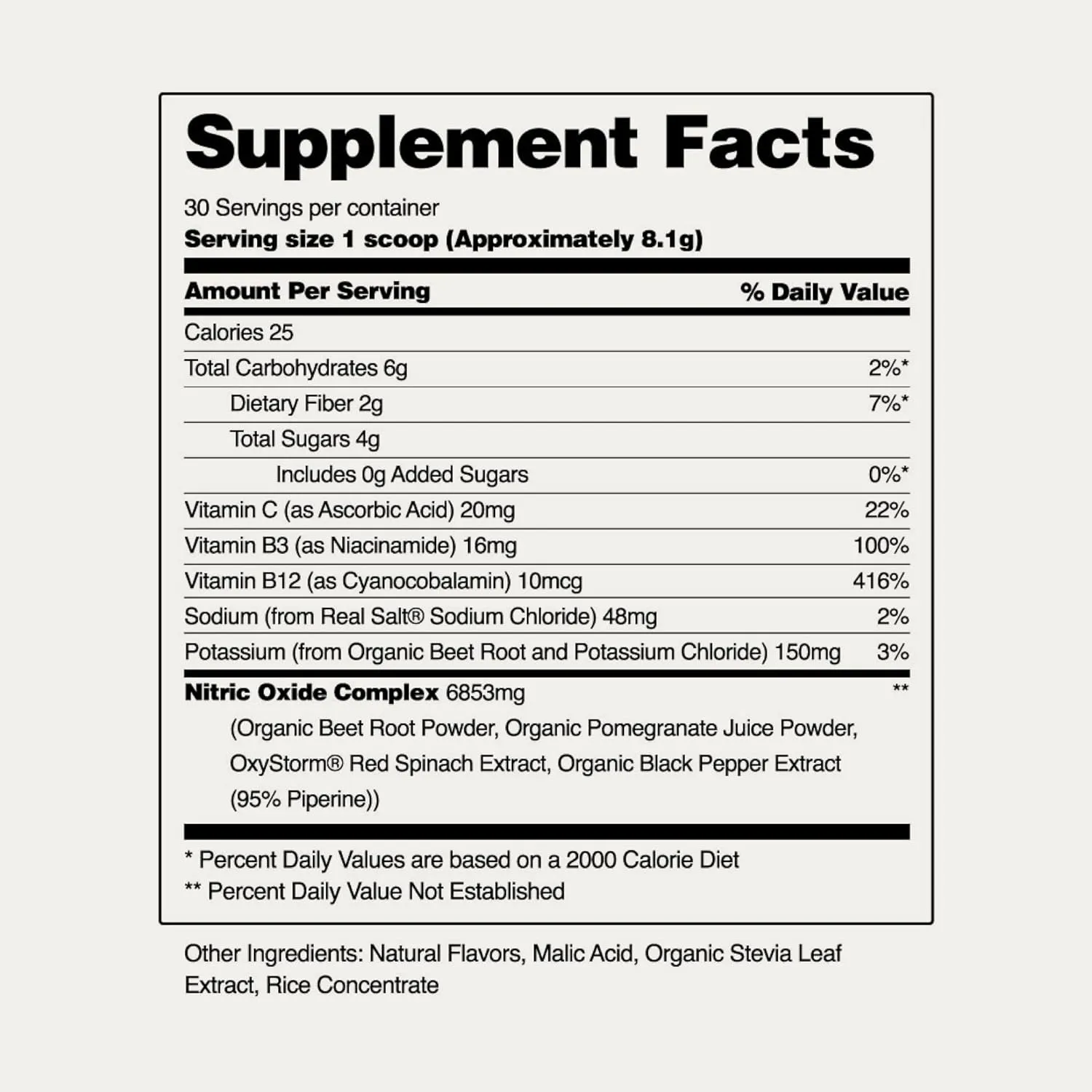 Snap Supplements Organic Beet Root Powder, Nitric Oxide Superfood Supplement with Beets, B Vitamins, Pomegranate & Red Spinach for Energy