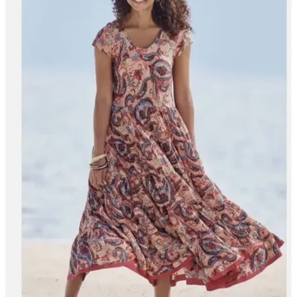 Soft Surrounding Kara Dress In Framboise Paisley XS