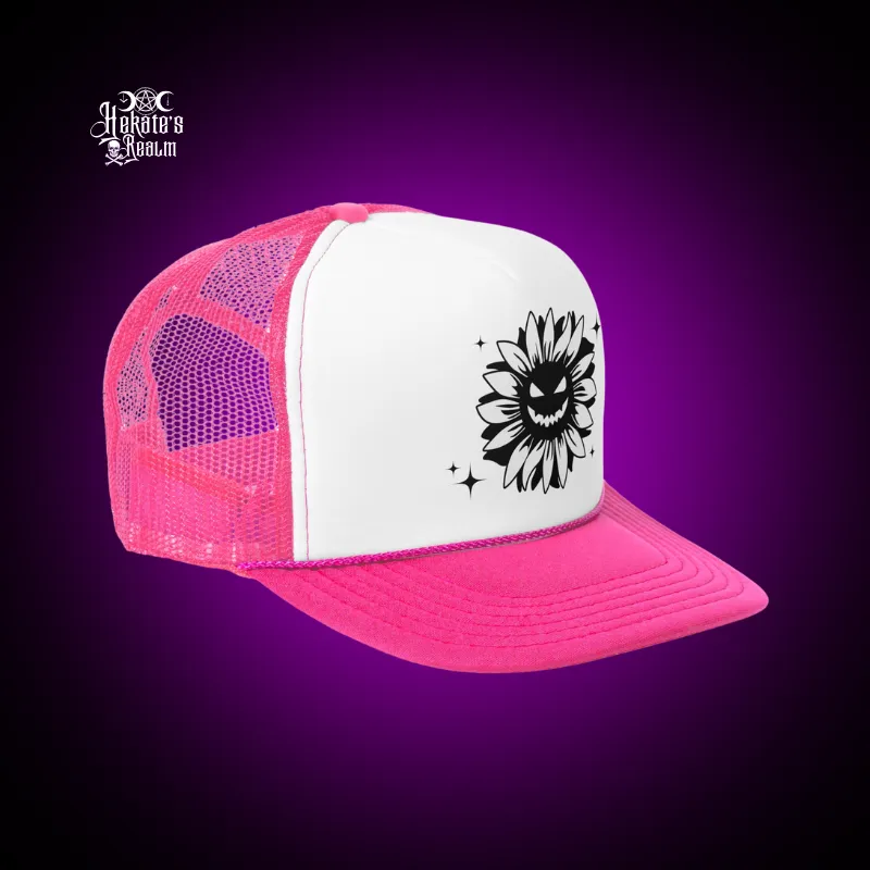 Spooky Flower Trucker Hat