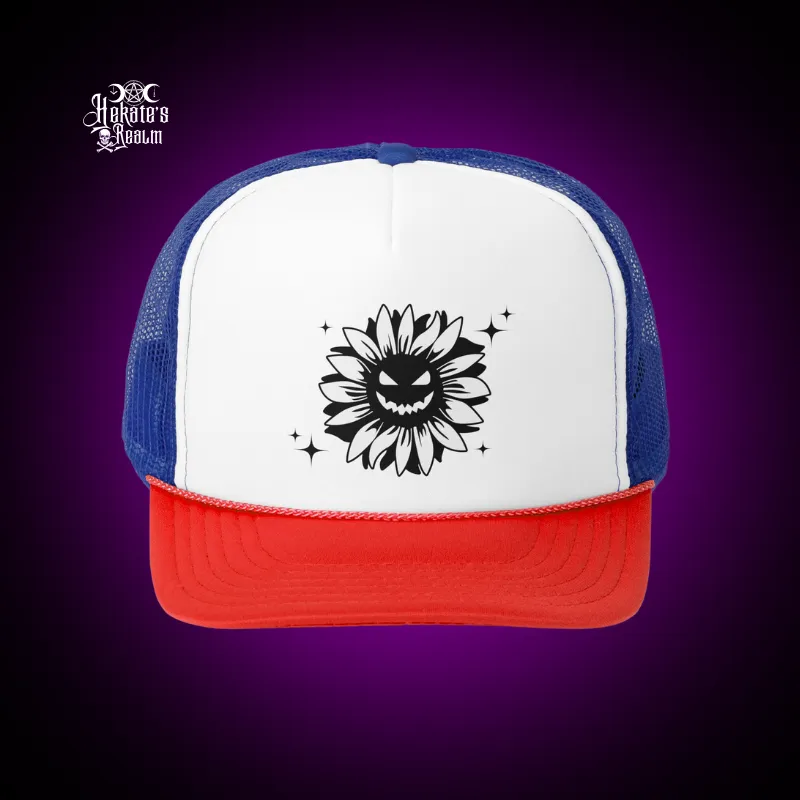 Spooky Flower Trucker Hat