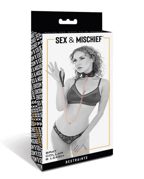 Sportsheets Brat Collar and Leash