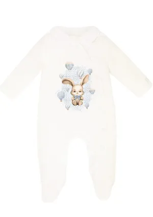 SS25 Jamiks - ROBIN Blue Bunny Babygrow