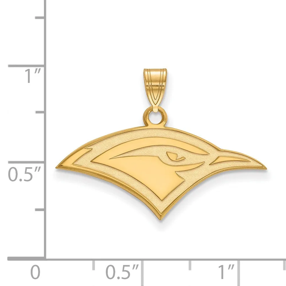 Sterling Silver Gold-plated University of Tennessee at Chattanooga Mockingbird Small Pendant