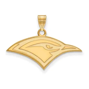 Sterling Silver Gold-plated University of Tennessee at Chattanooga Mockingbird Small Pendant