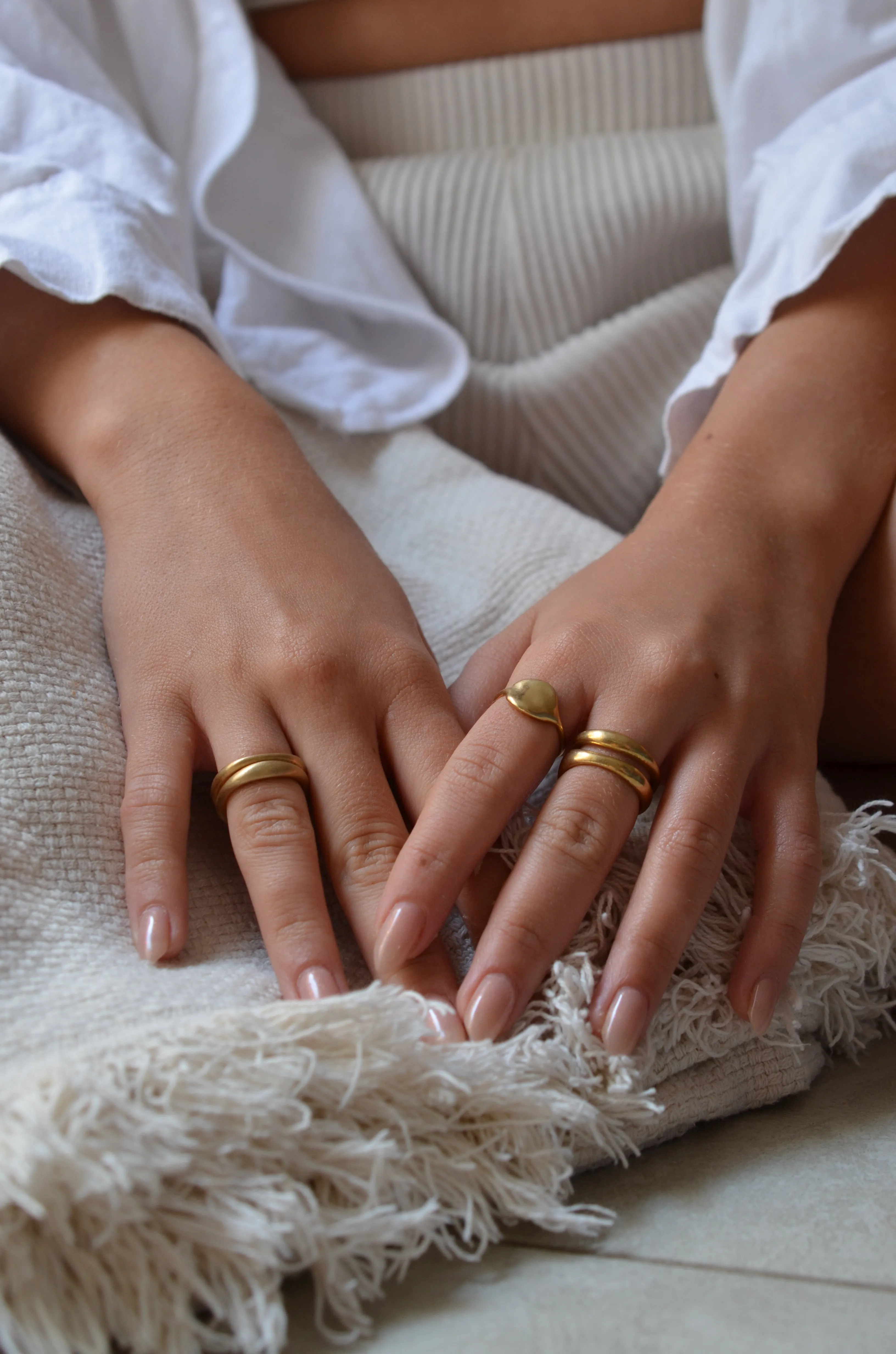 Sterling Silver Ring - Dual-band design