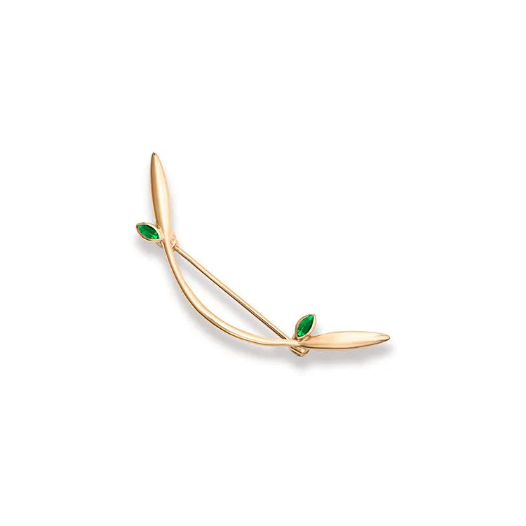 Sterling Silver Spring Buds Delicate Versatile Brooch