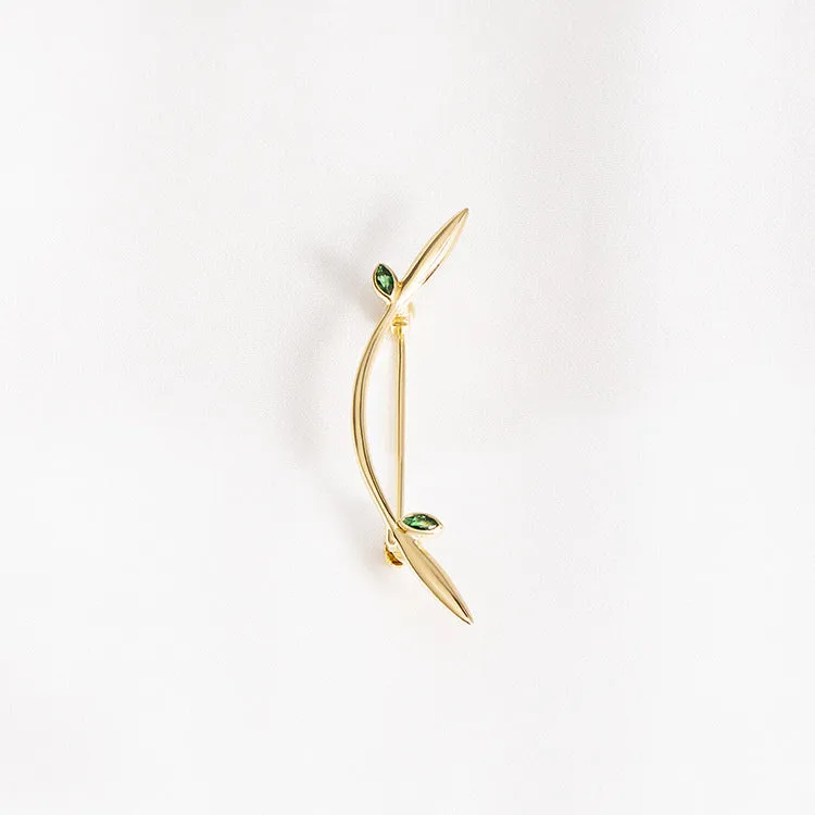 Sterling Silver Spring Buds Delicate Versatile Brooch