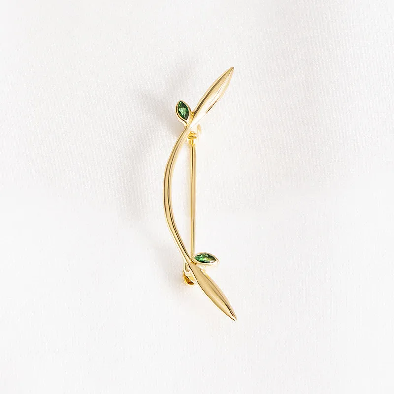 Sterling Silver Spring Buds Delicate Versatile Brooch