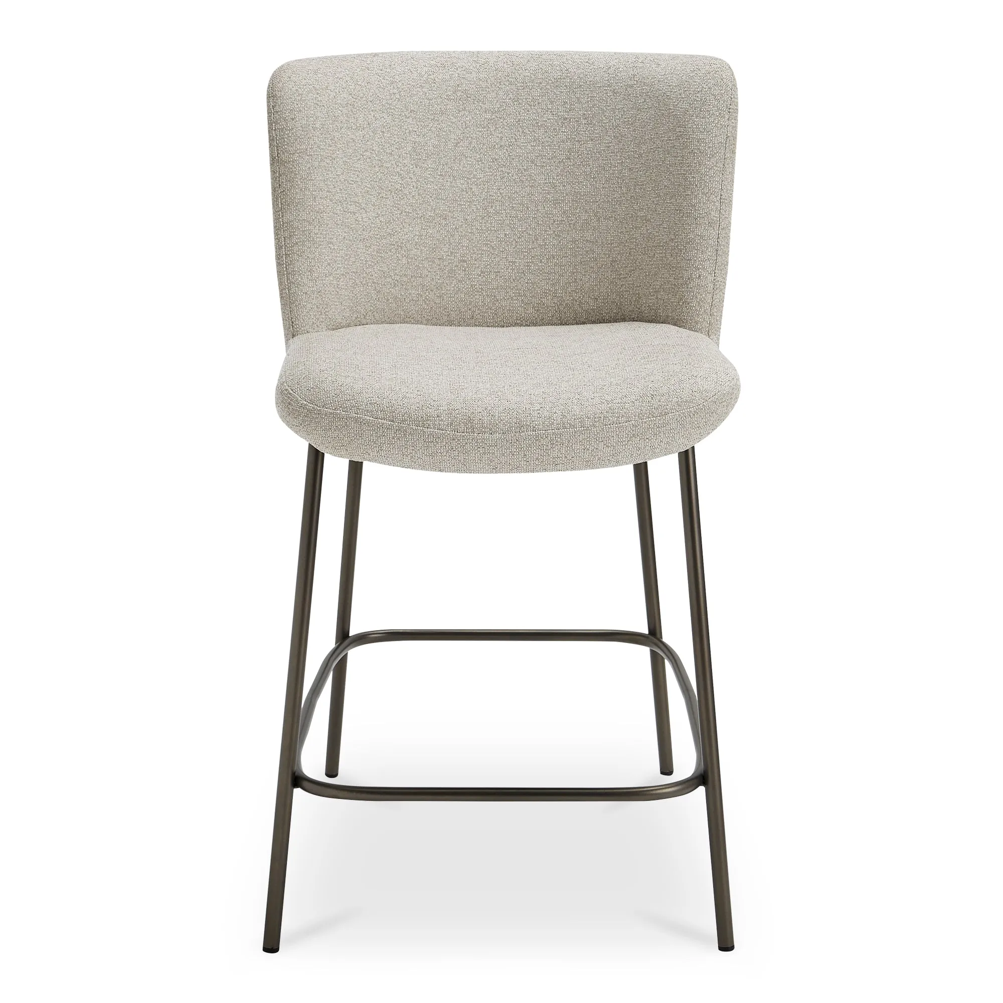 Streamlined Bronze Diner Stool