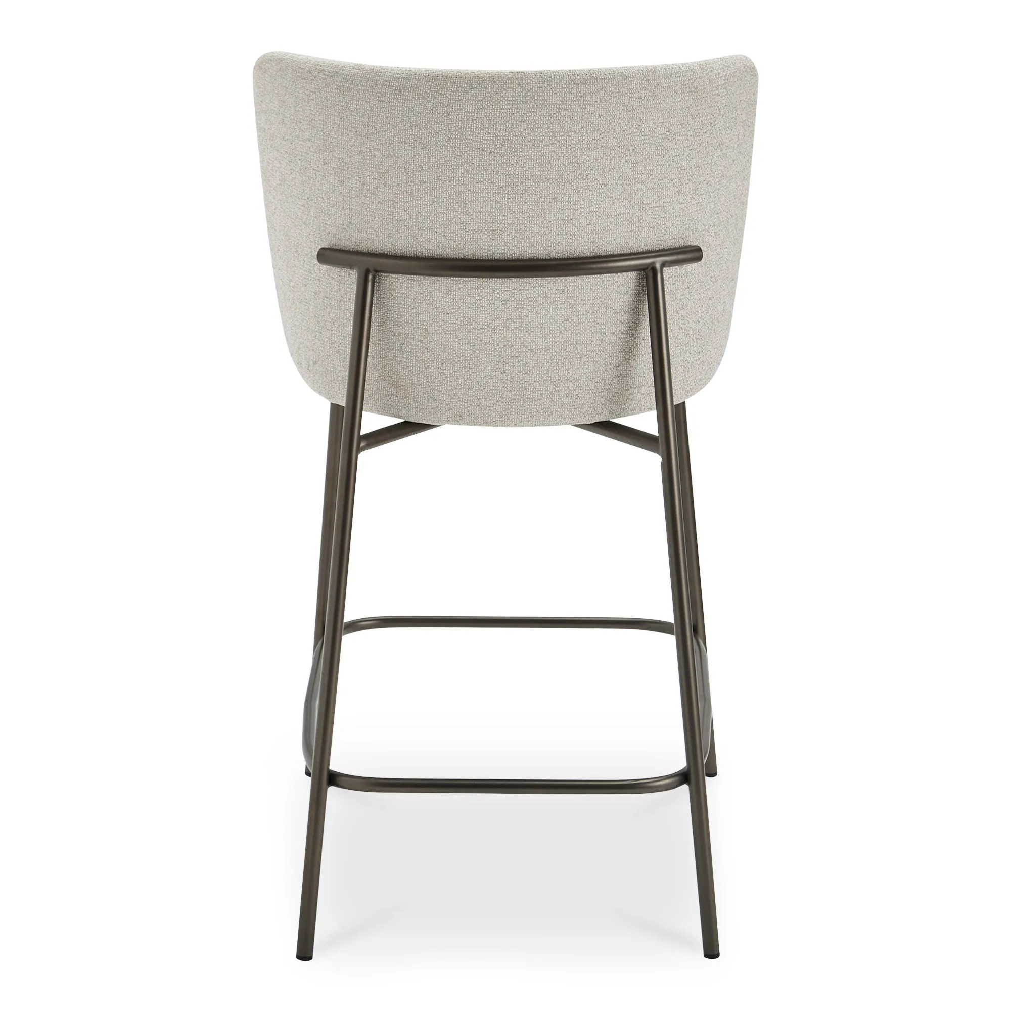Streamlined Bronze Diner Stool