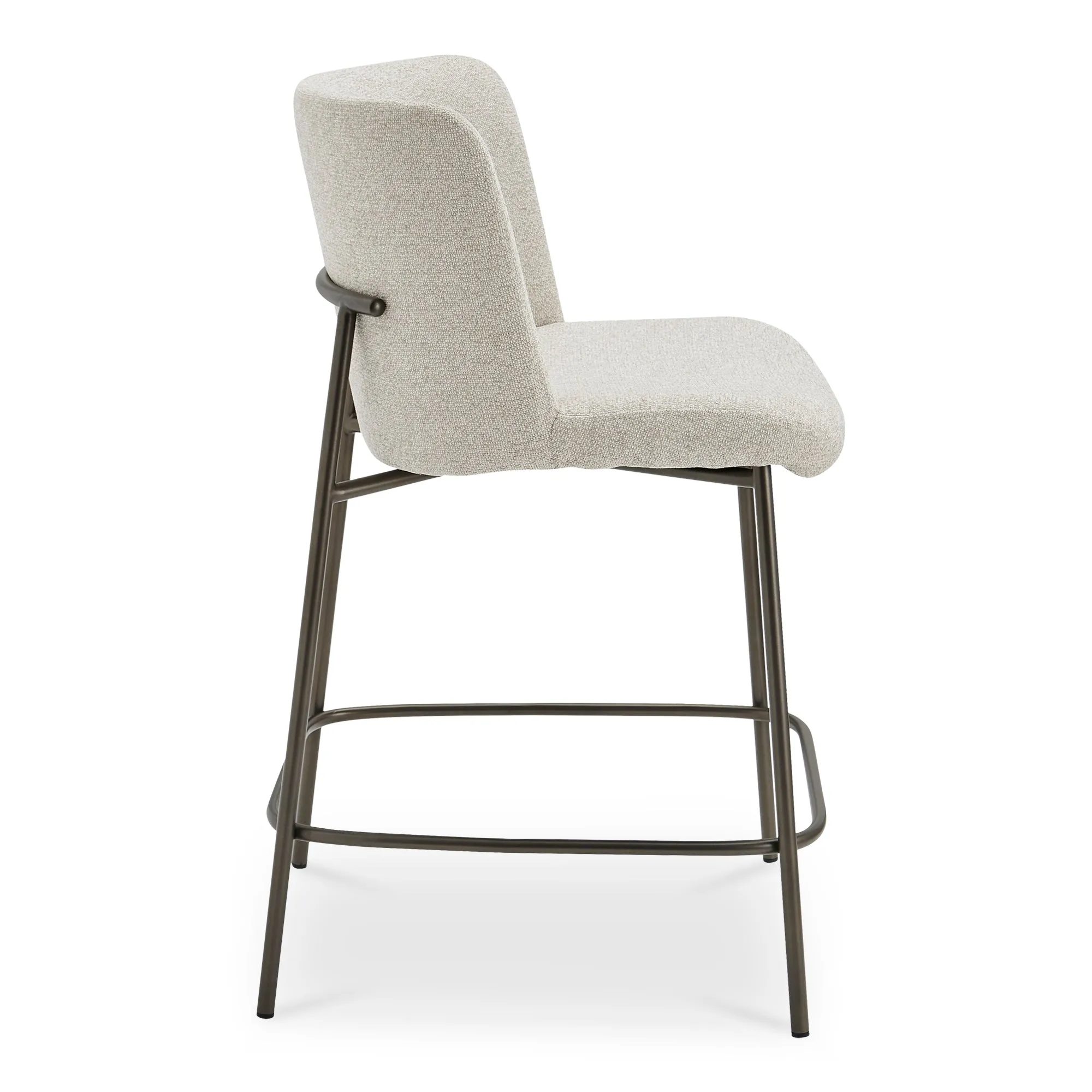 Streamlined Bronze Diner Stool