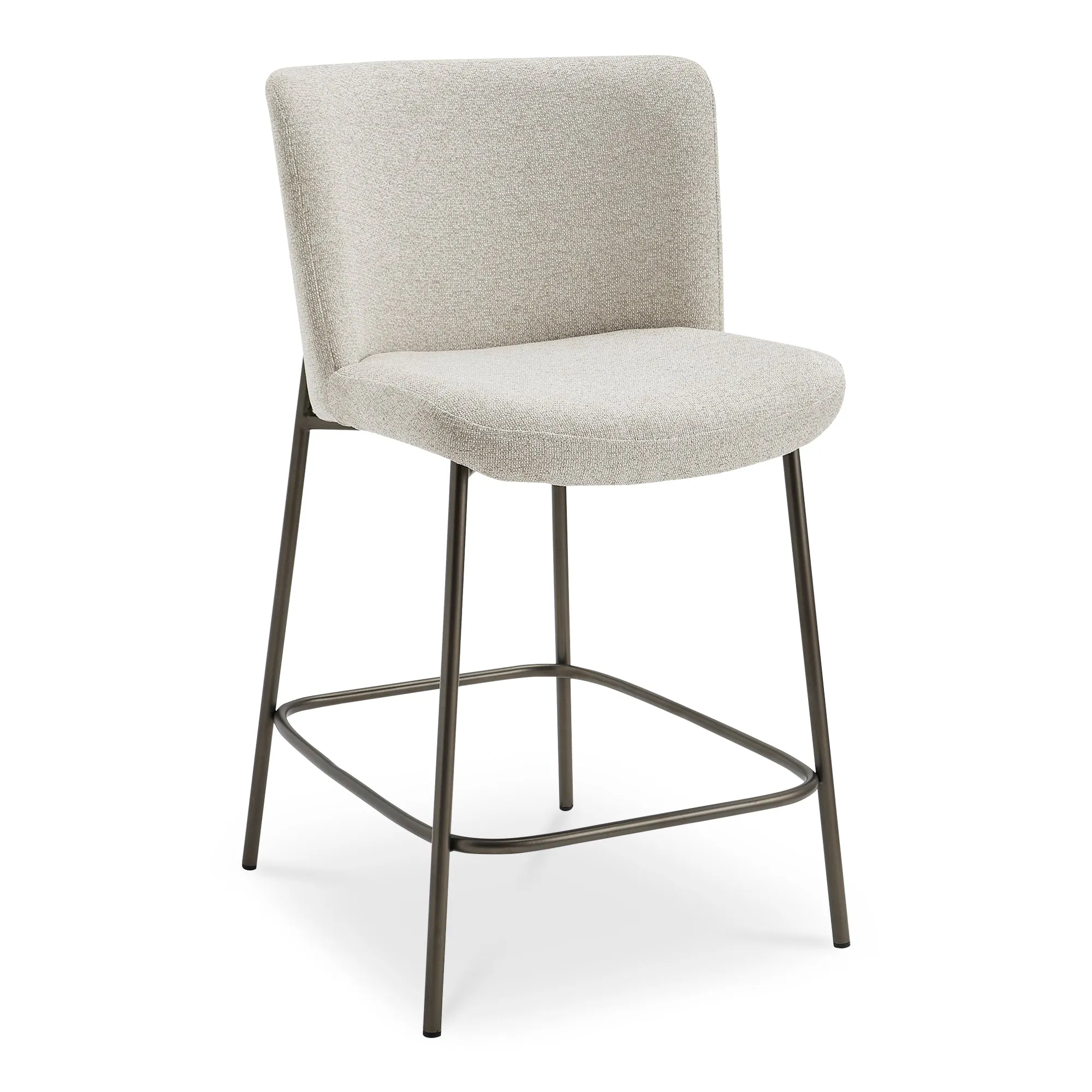 Streamlined Bronze Diner Stool