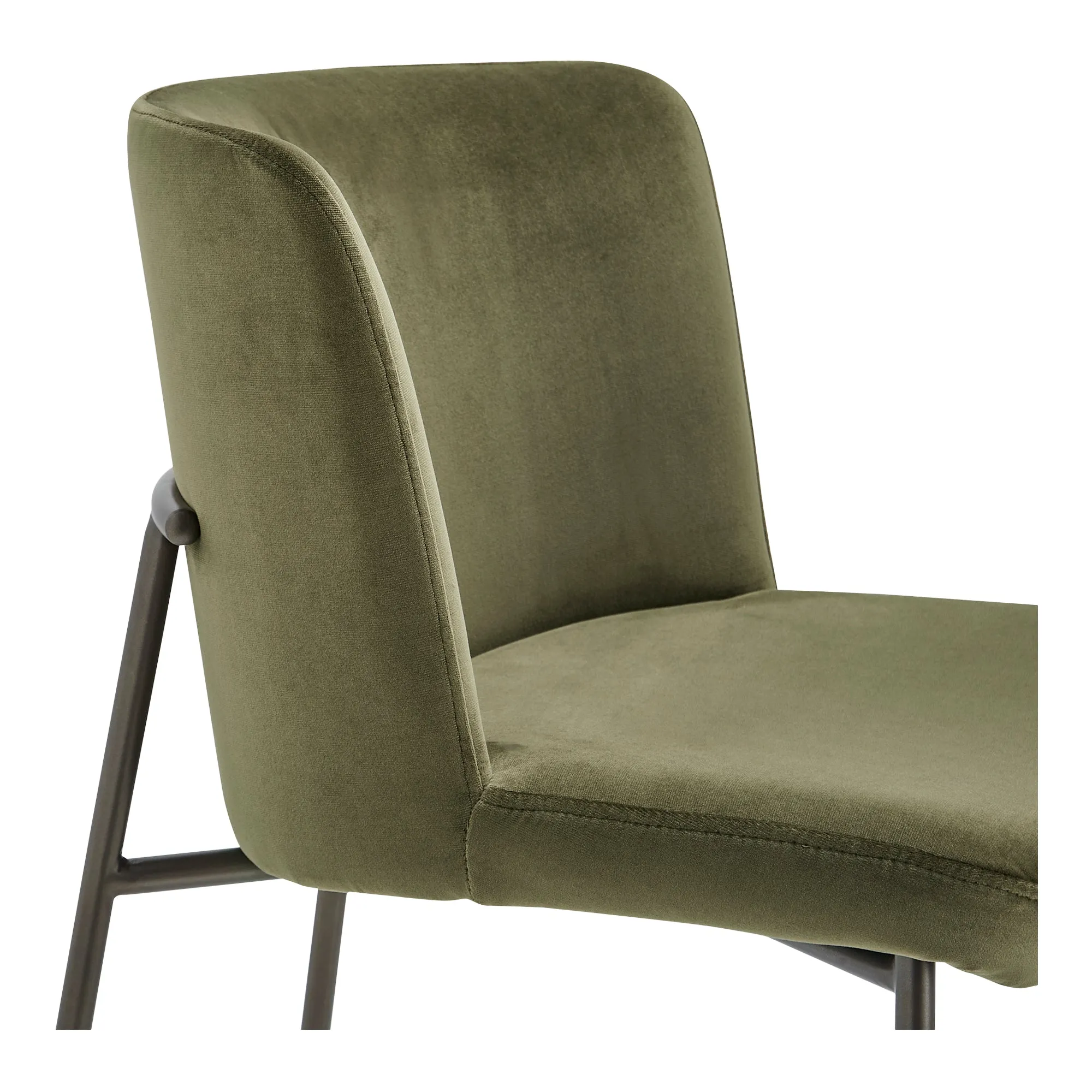 Streamlined Bronze Diner Stool
