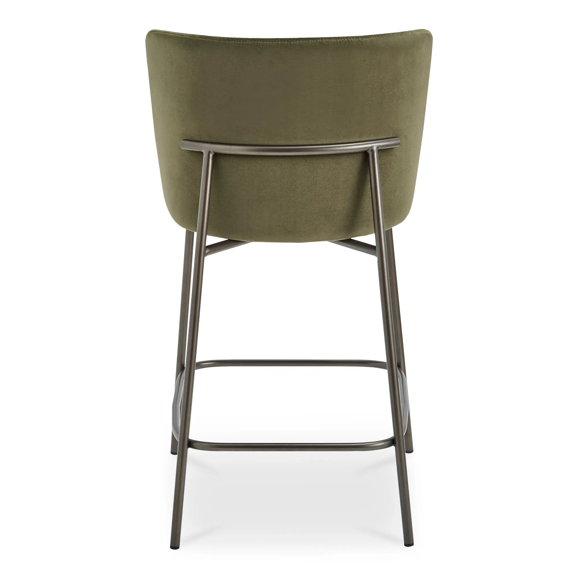 Streamlined Bronze Diner Stool