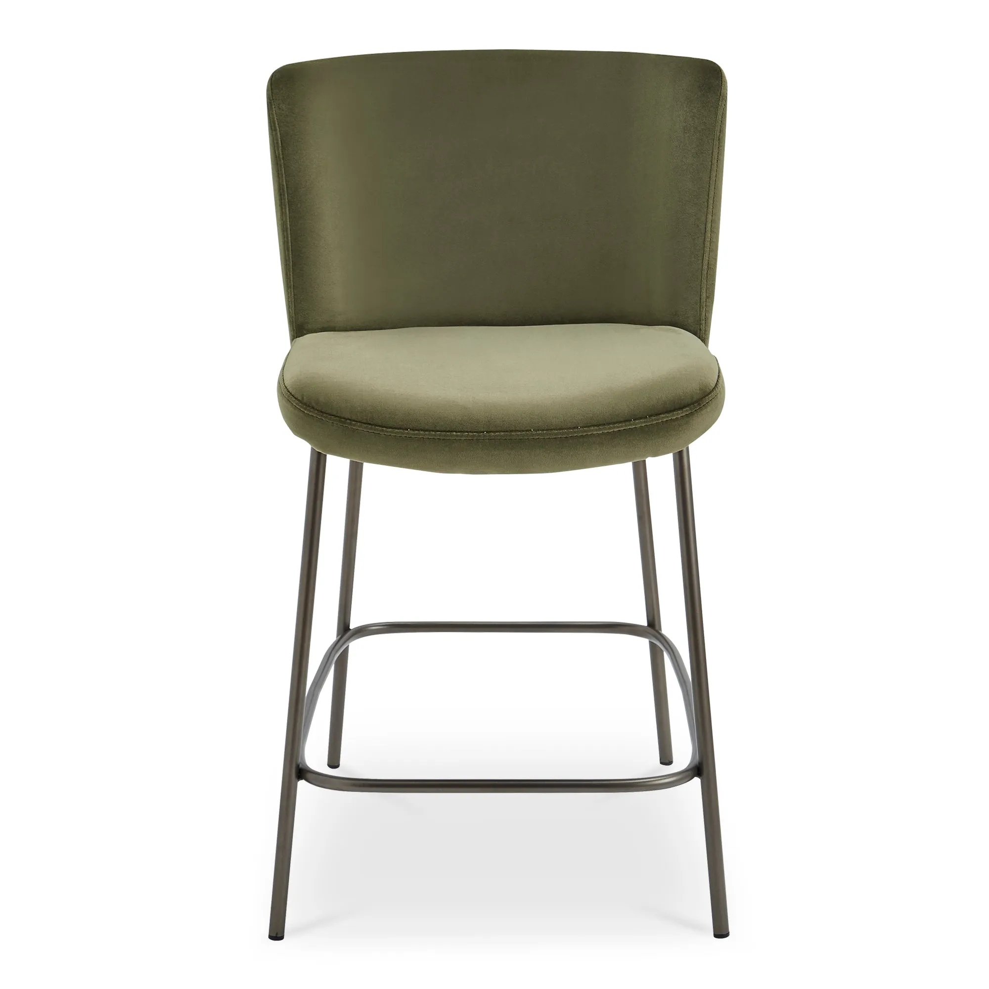 Streamlined Bronze Diner Stool