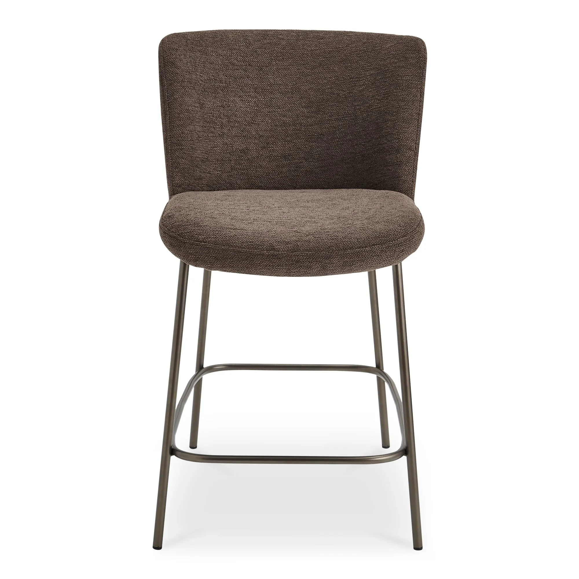 Streamlined Bronze Diner Stool