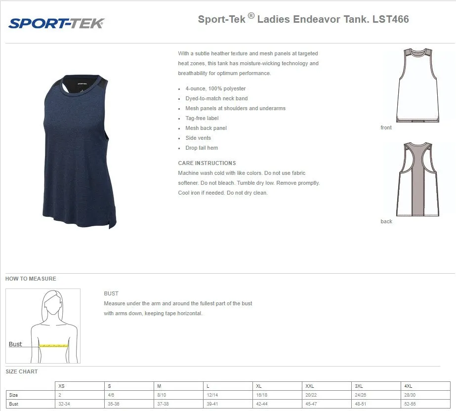 Strike Zone Ladies Endeavor Tank