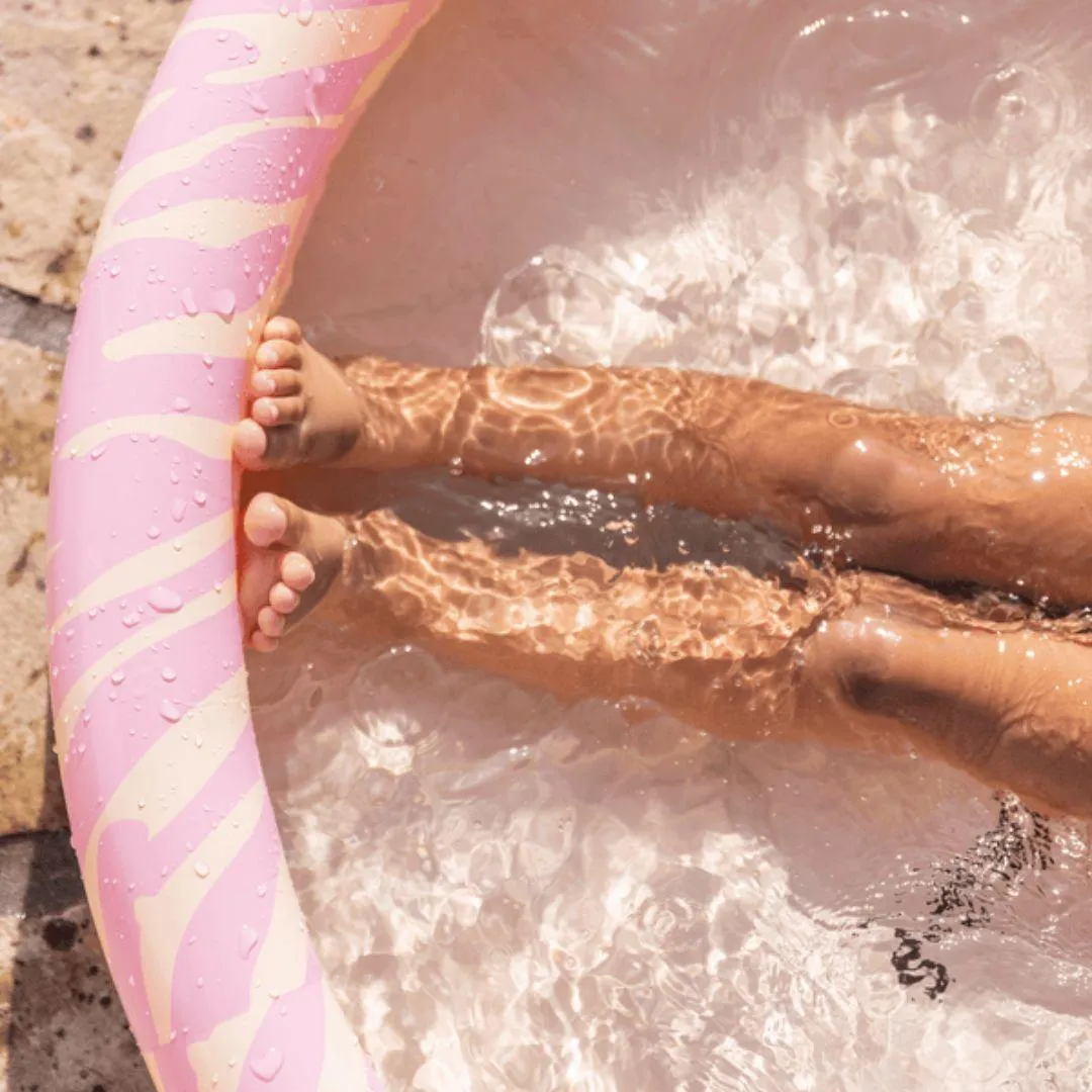 Swim Essentials Inflatable Pink Zebra Paddling Pool