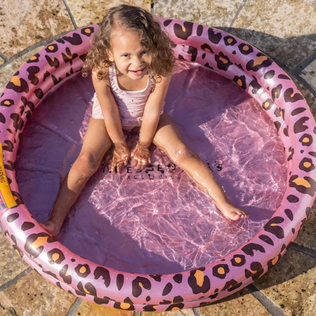 Swim Essentials Inflatable Rose Gold Leopard Paddling Pool - 100cm