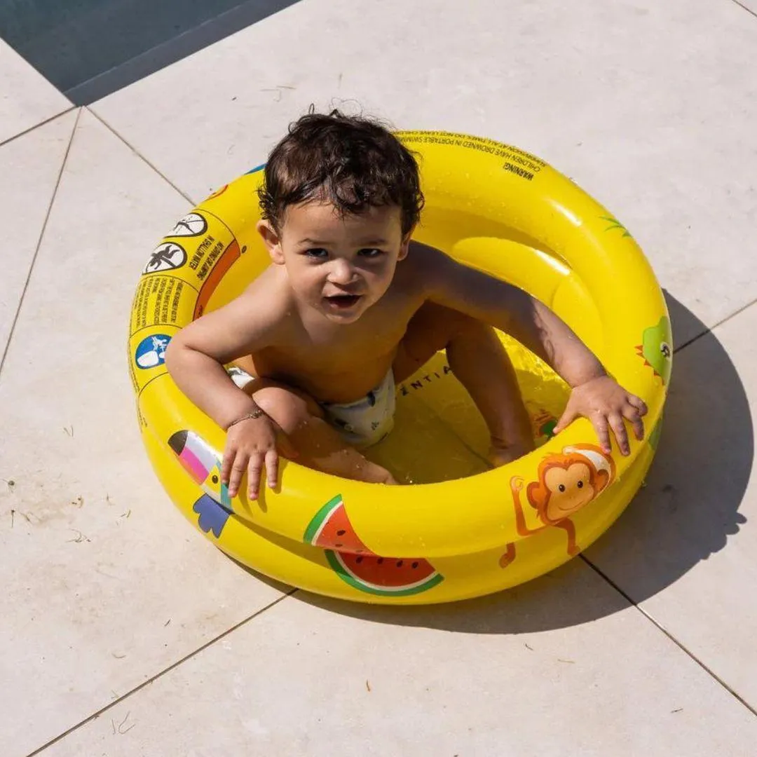 Swim Essentials Inflatable Yellow Baby Pool - 60cm