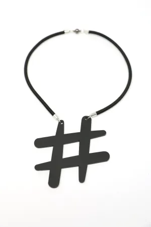 Takara Hashtag Necklace