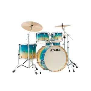 TAMA CL52KRS-PCLP Superstar Classic Maple 5-Piece Drum Shell Kit, Caribbean Lacebark Pine Fade