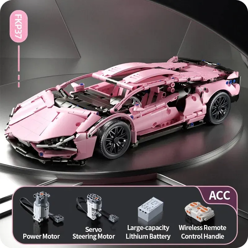 Technical Racing Sports Car Model 1280PCS Building Blocks City Mechanical Speed Vehicle Supercar  Brick Puzzle Toys Kid Adult Gift