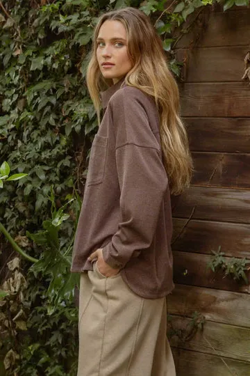 The Hannah Oversized Ribbed Shacket