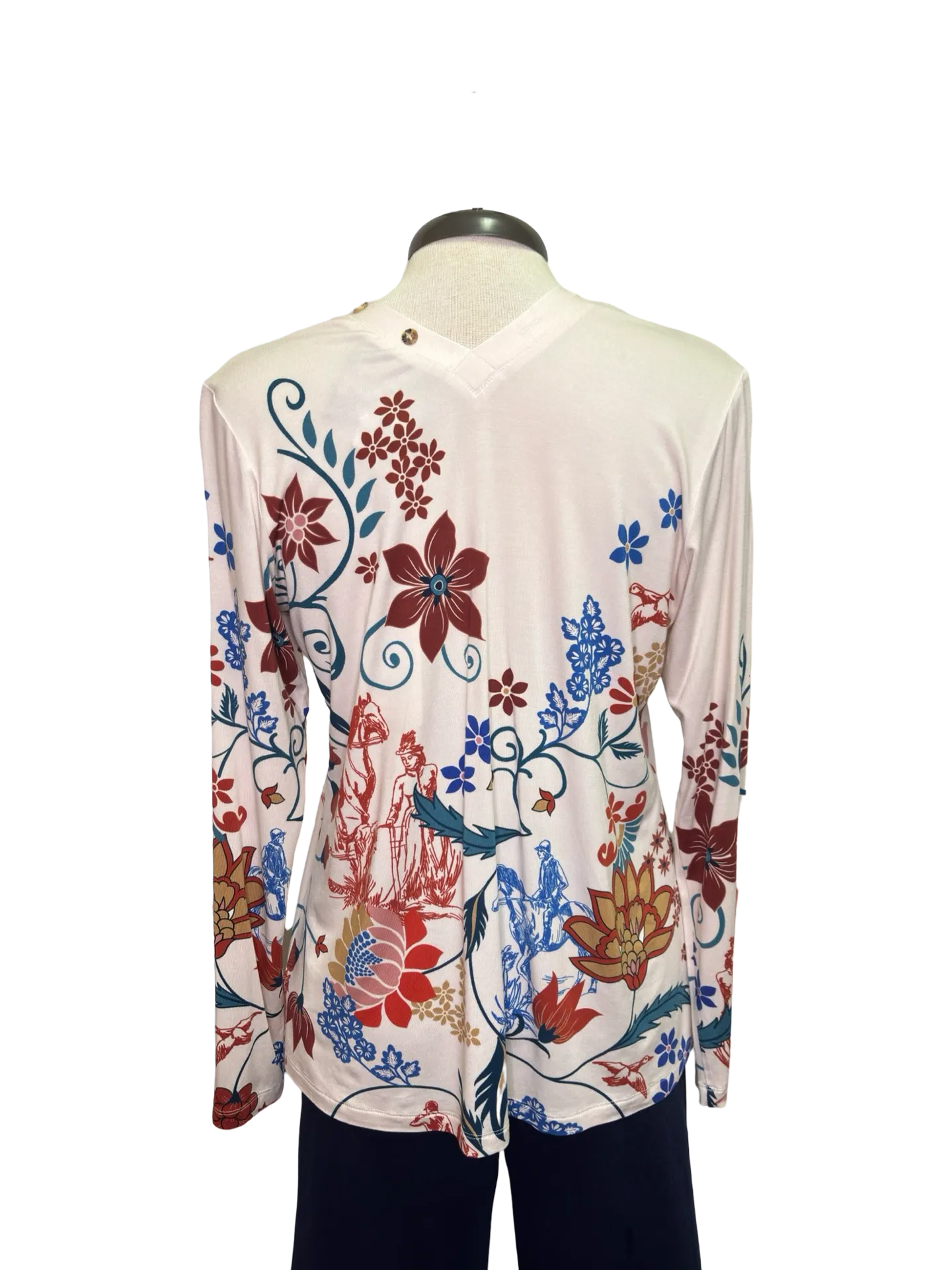 The Janie Long Sleeve Button Henley Prazer
