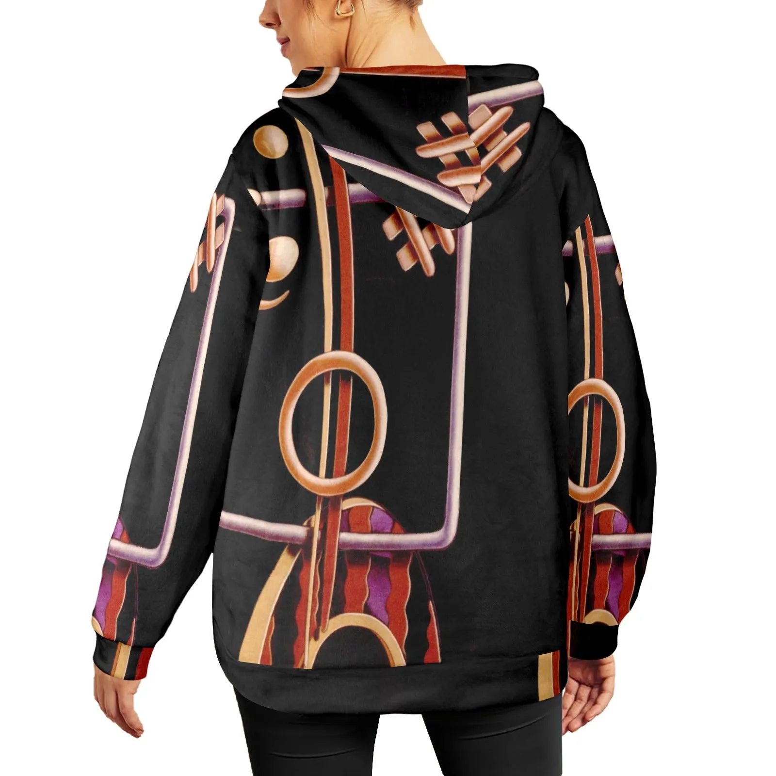 The Musician Women's Flannel Hoodie