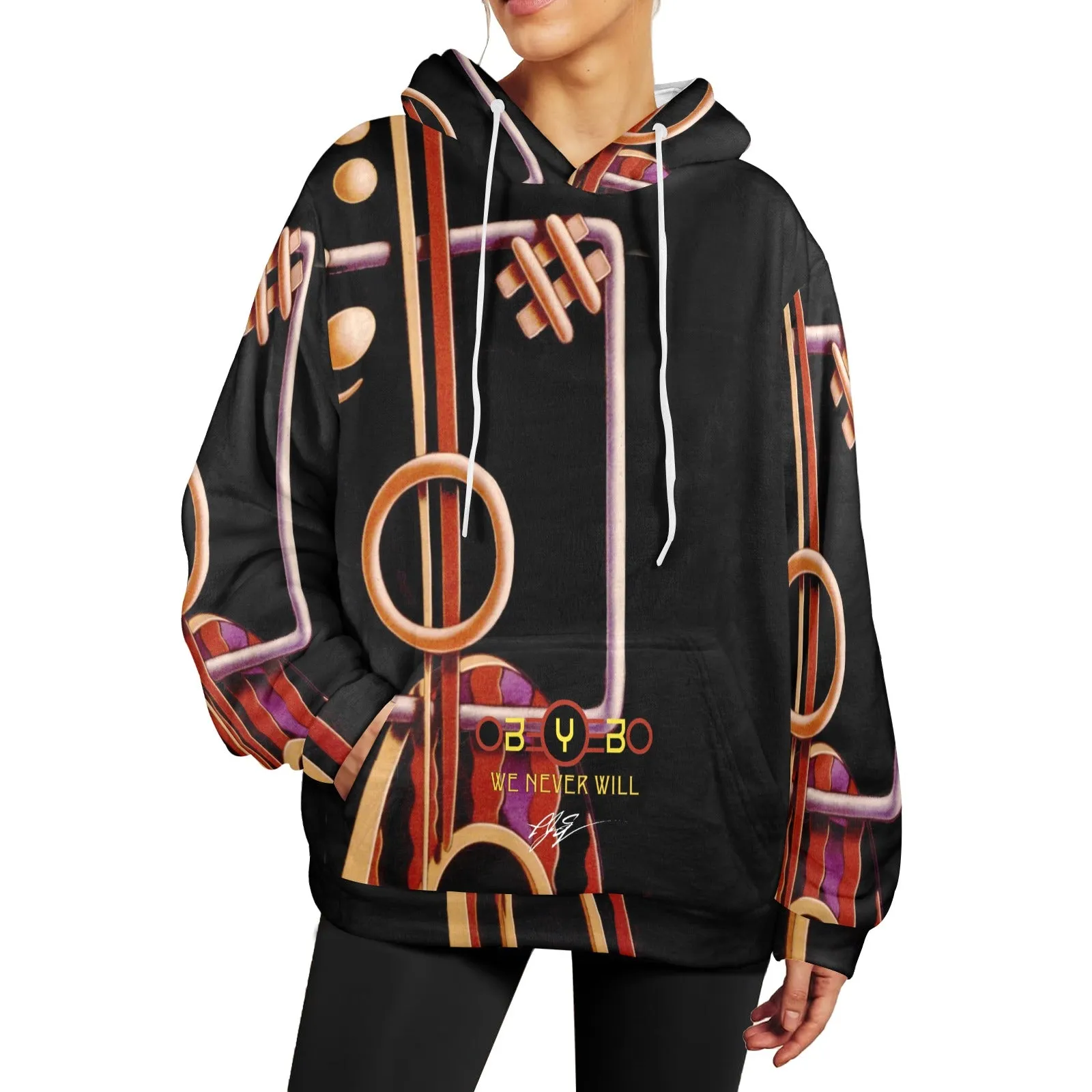 The Musician Women's Flannel Hoodie