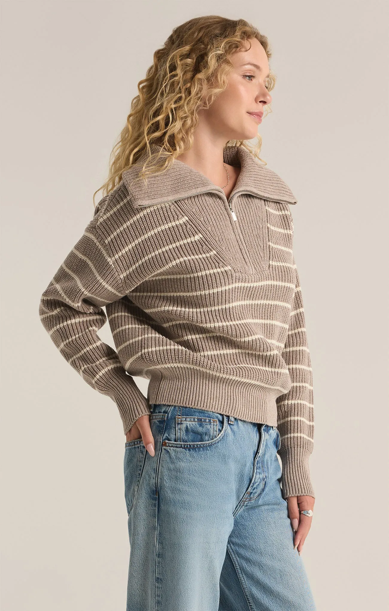 The Villa Half Zip Sweater