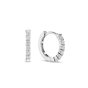 Ti Sento Milano 14mm Zirconia Huggie Hoops