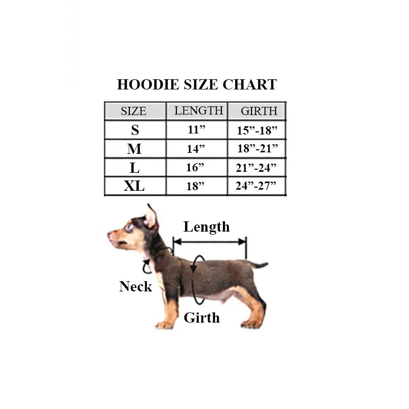 Tie-Dye Dog Hoodie in Pink