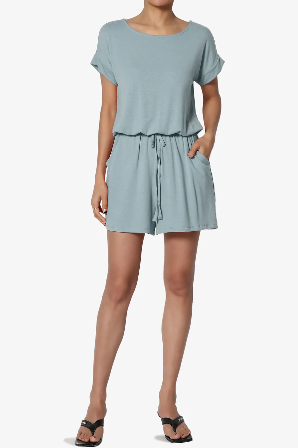 Tina Short Sleeve Jersey Romper