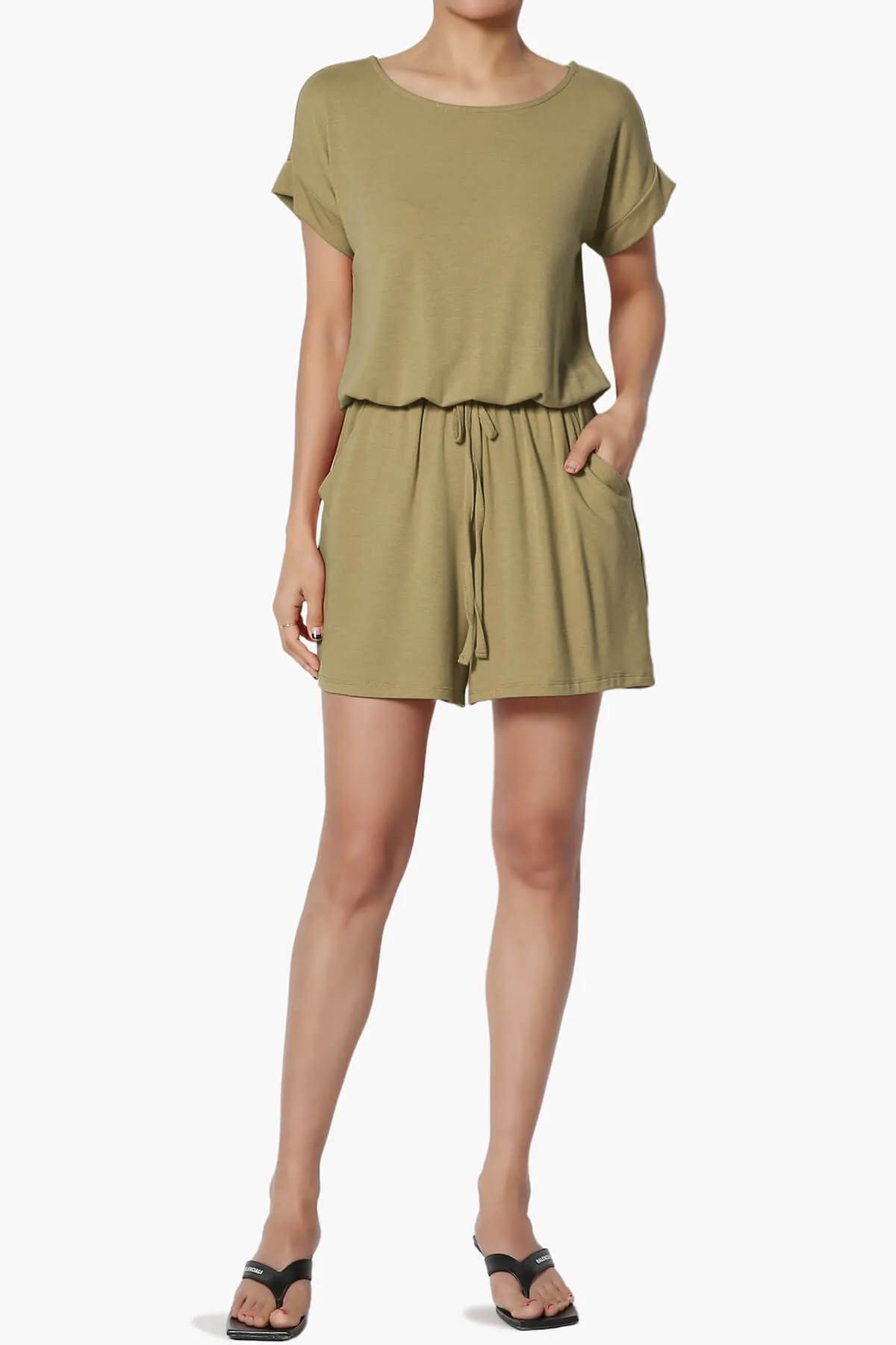 Tina Short Sleeve Jersey Romper