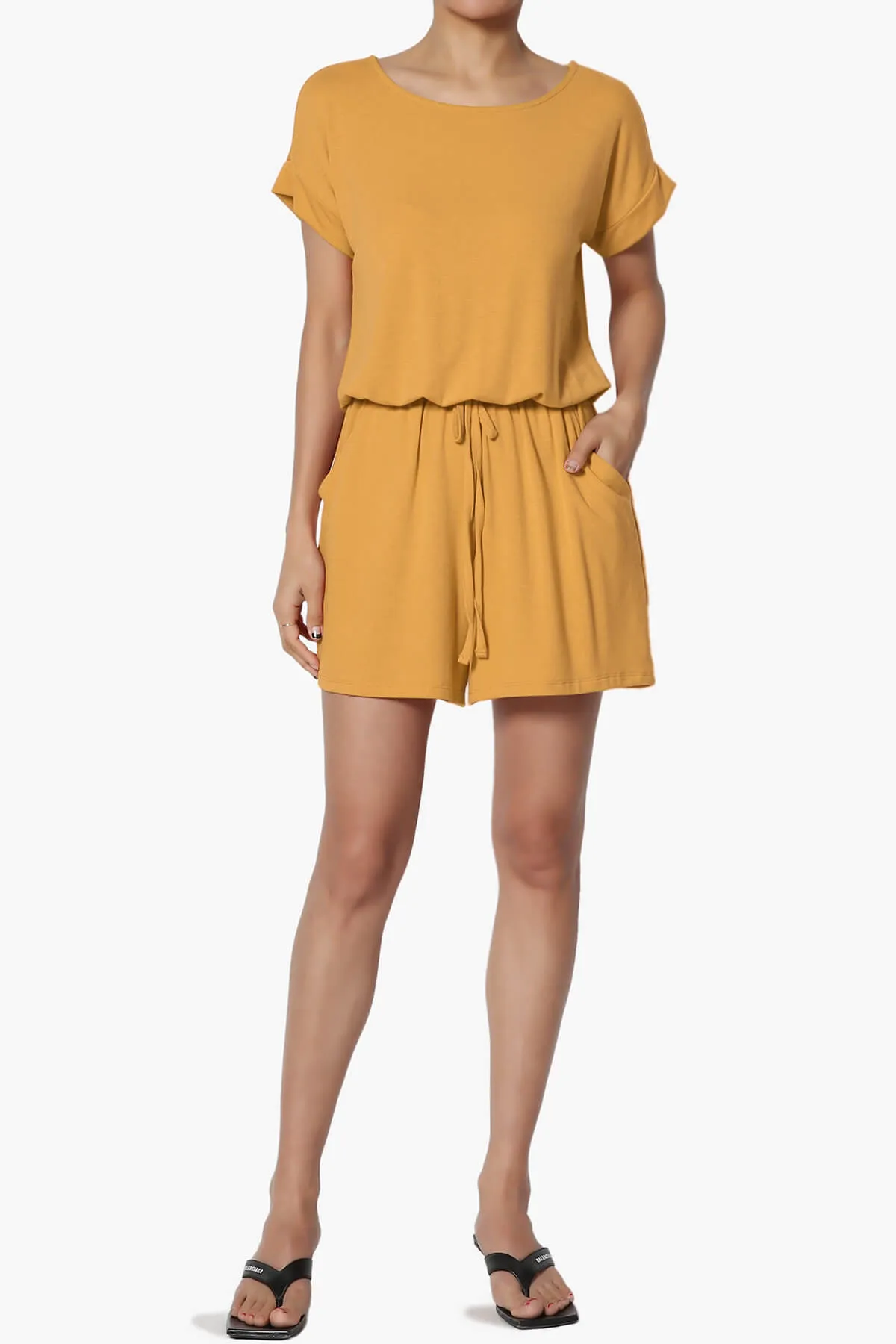 Tina Short Sleeve Jersey Romper