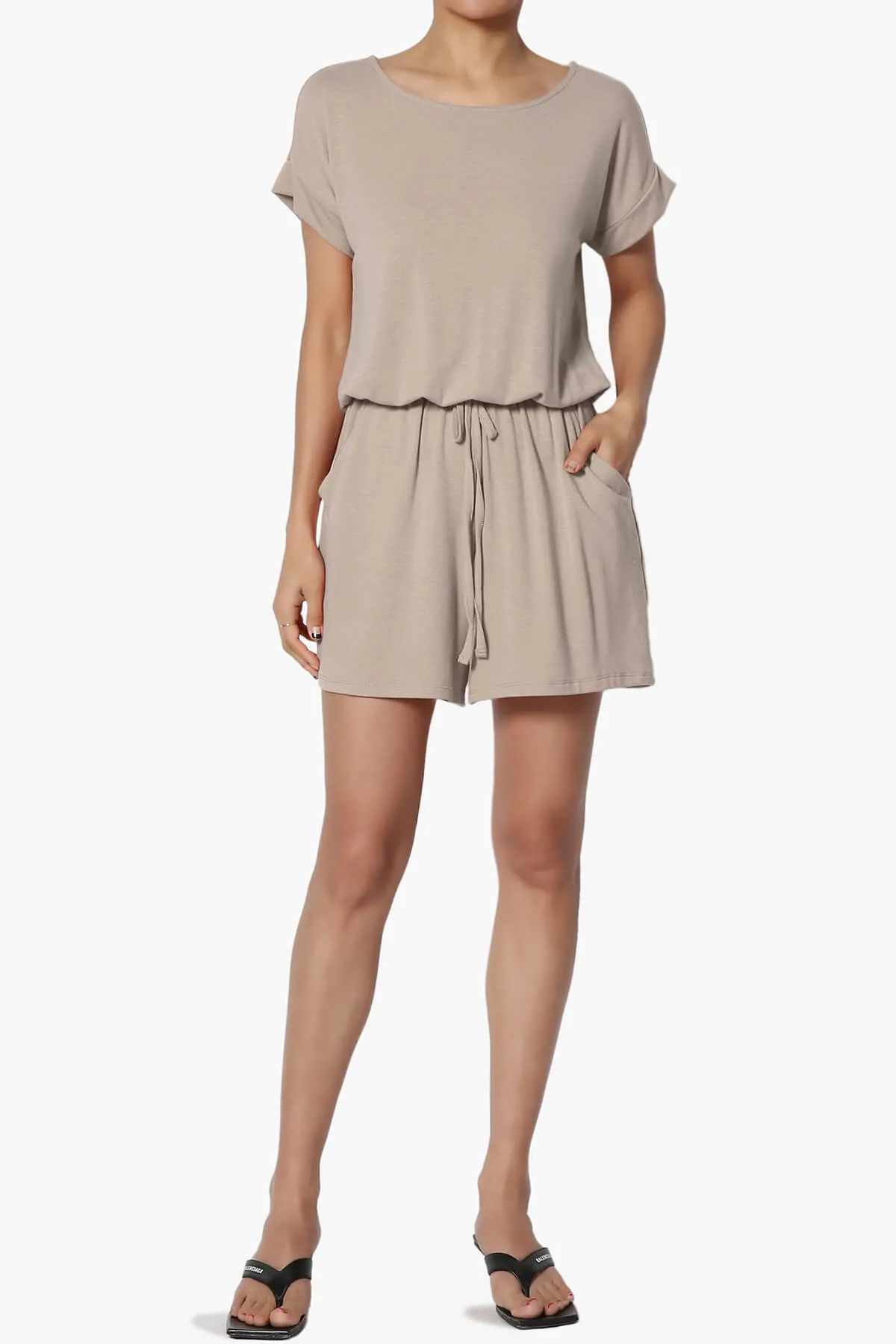 Tina Short Sleeve Jersey Romper