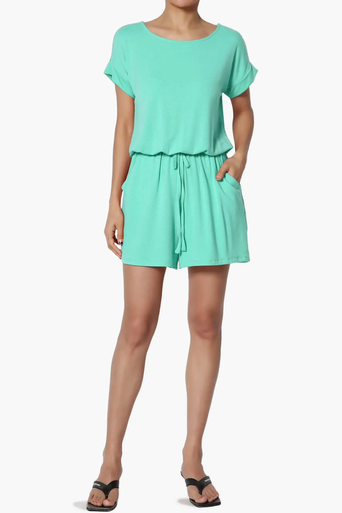 Tina Short Sleeve Jersey Romper