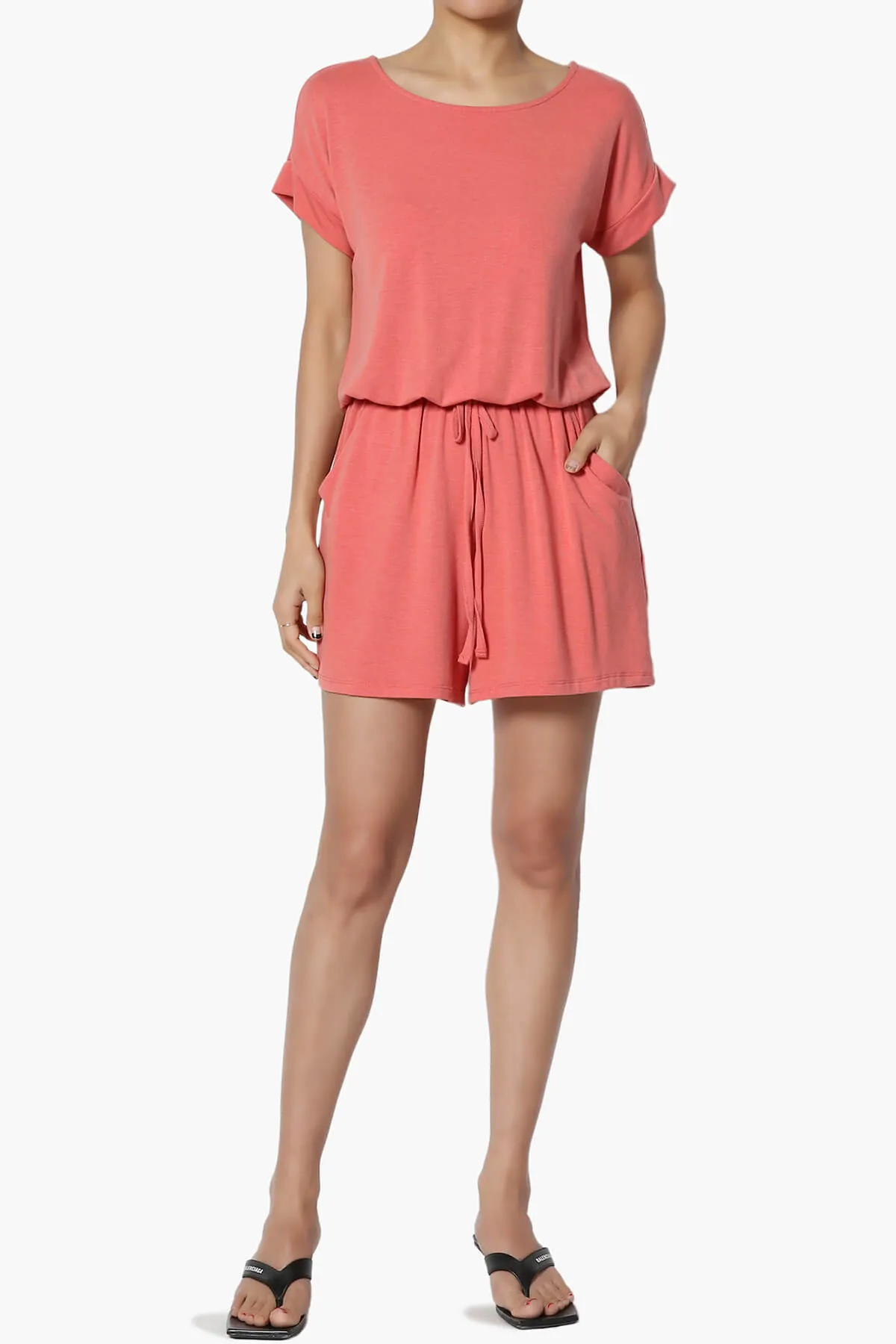 Tina Short Sleeve Jersey Romper