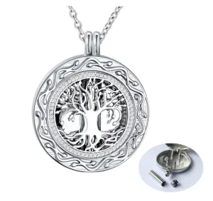 Tree of Life Cremation Locket Necklace