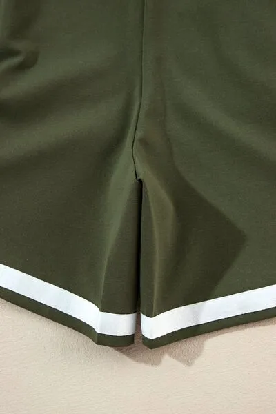 Trim Tee and Shorts Set