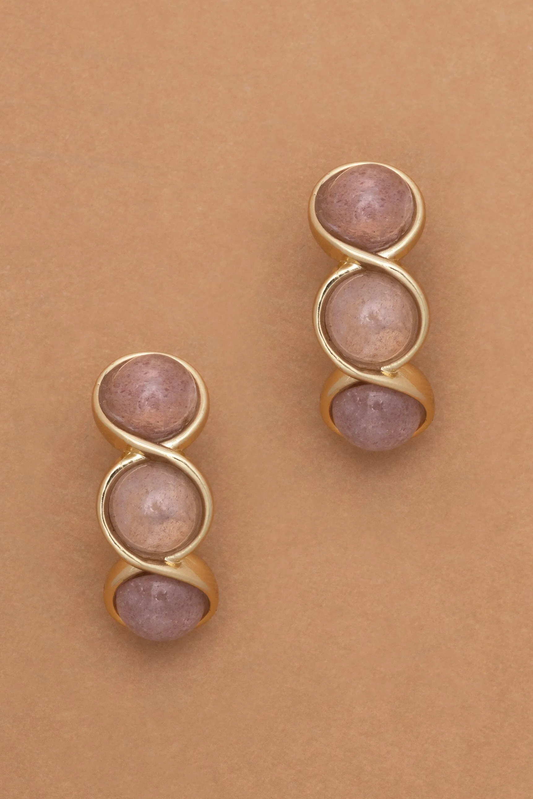 Triple Nude Earrings