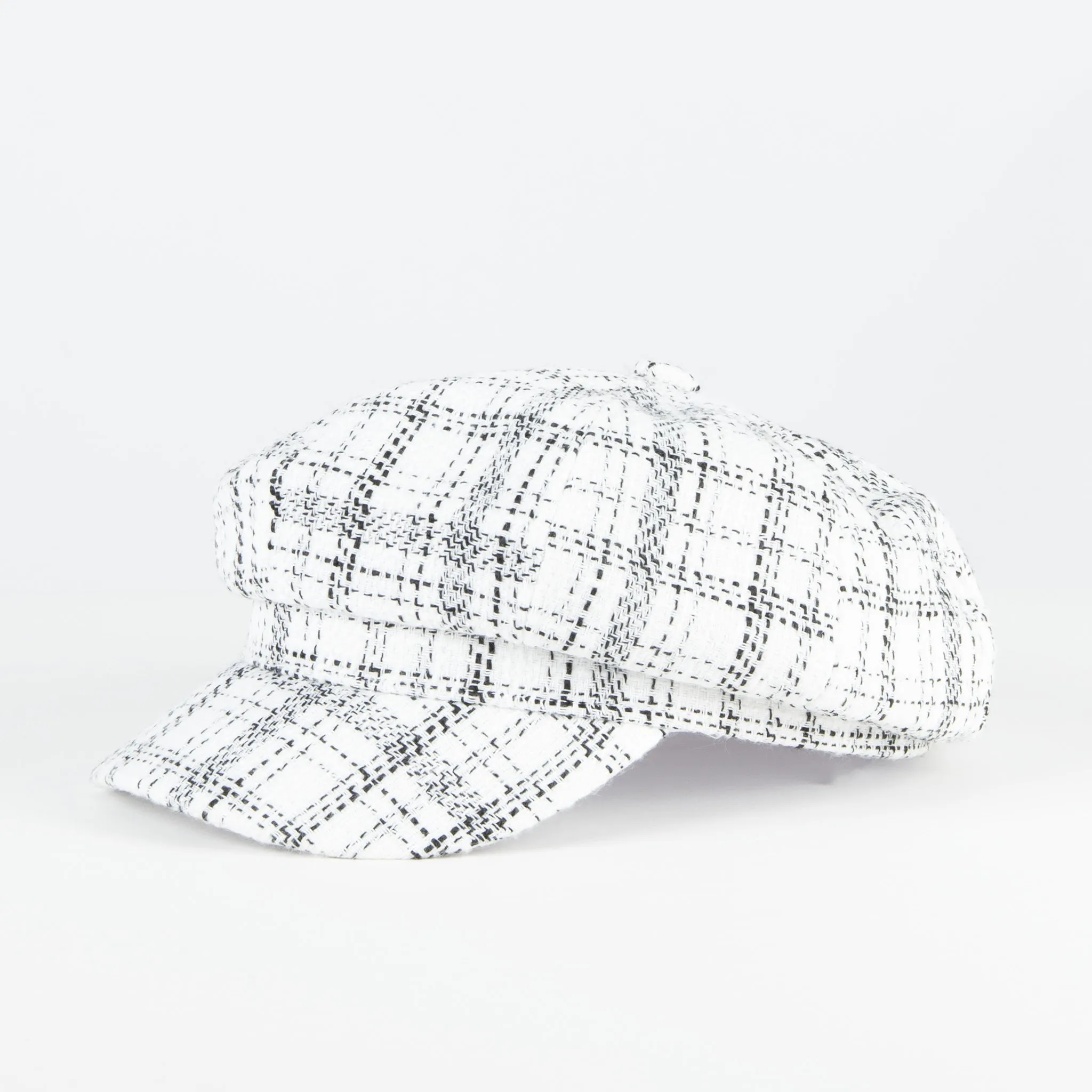 Tristyn Boucle Newsboy Hat