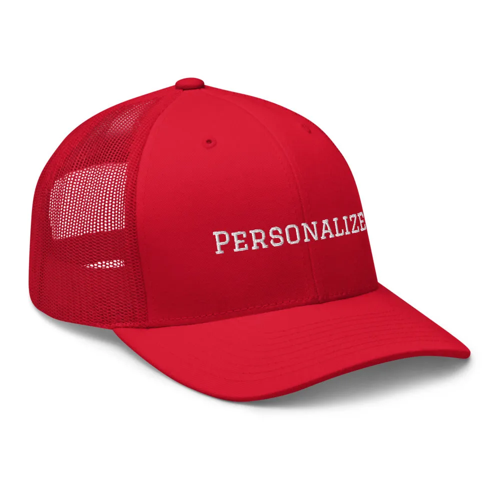 Trucker Cap (Personalize)