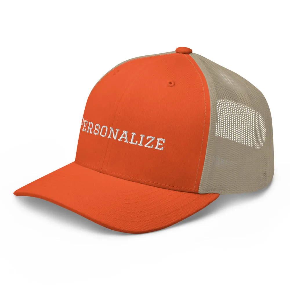 Trucker Cap (Personalize)