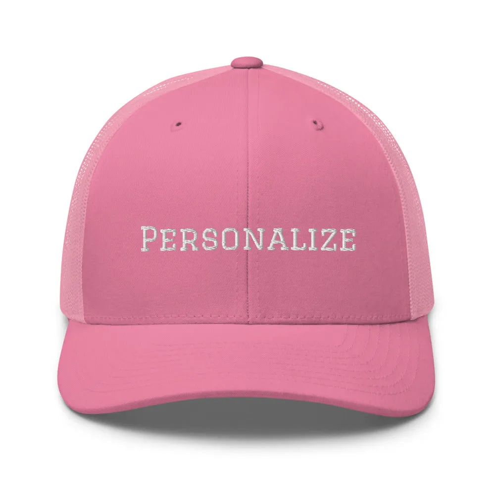 Trucker Cap (Personalize)