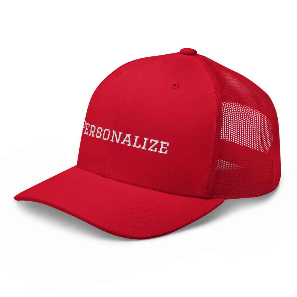Trucker Cap (Personalize)