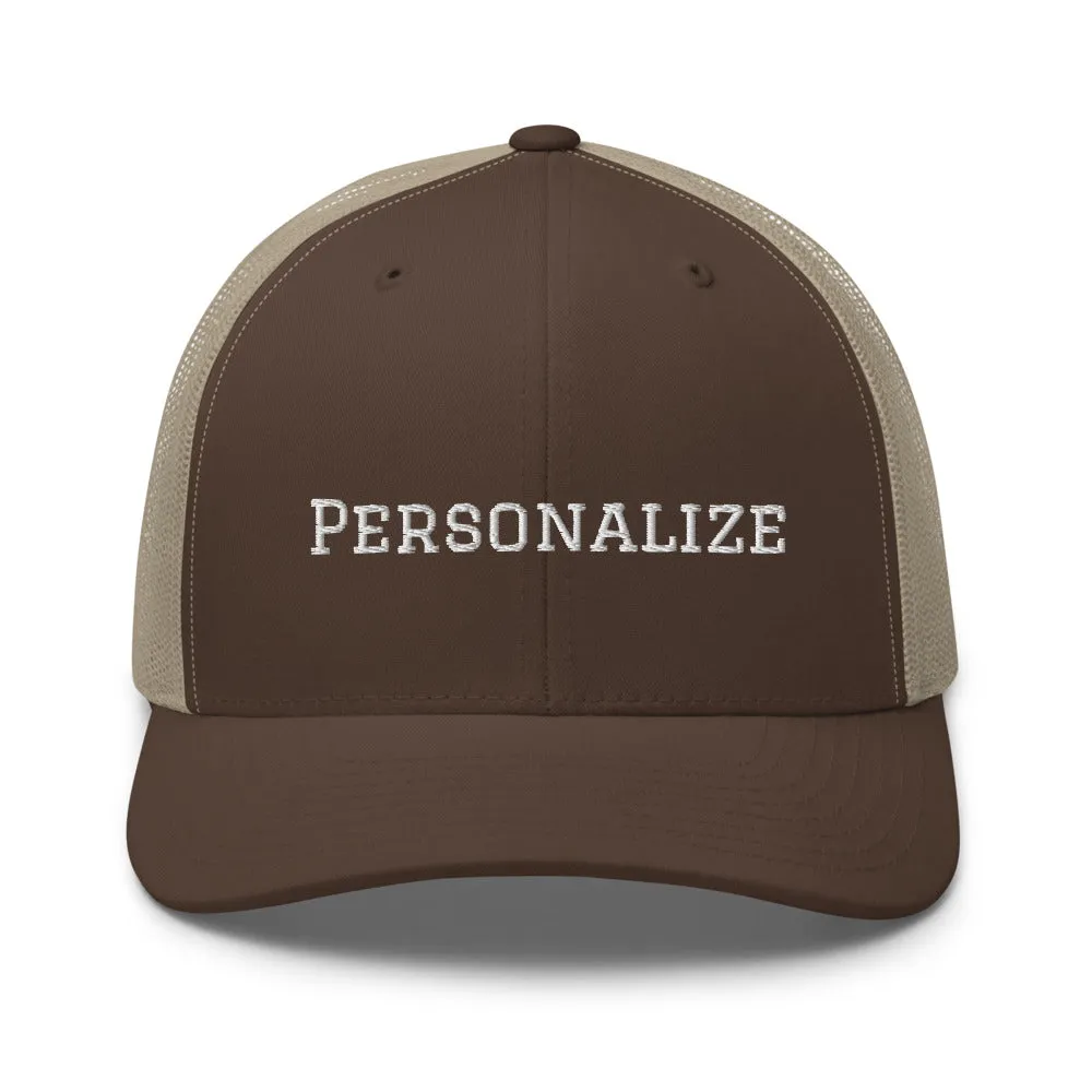 Trucker Cap (Personalize)