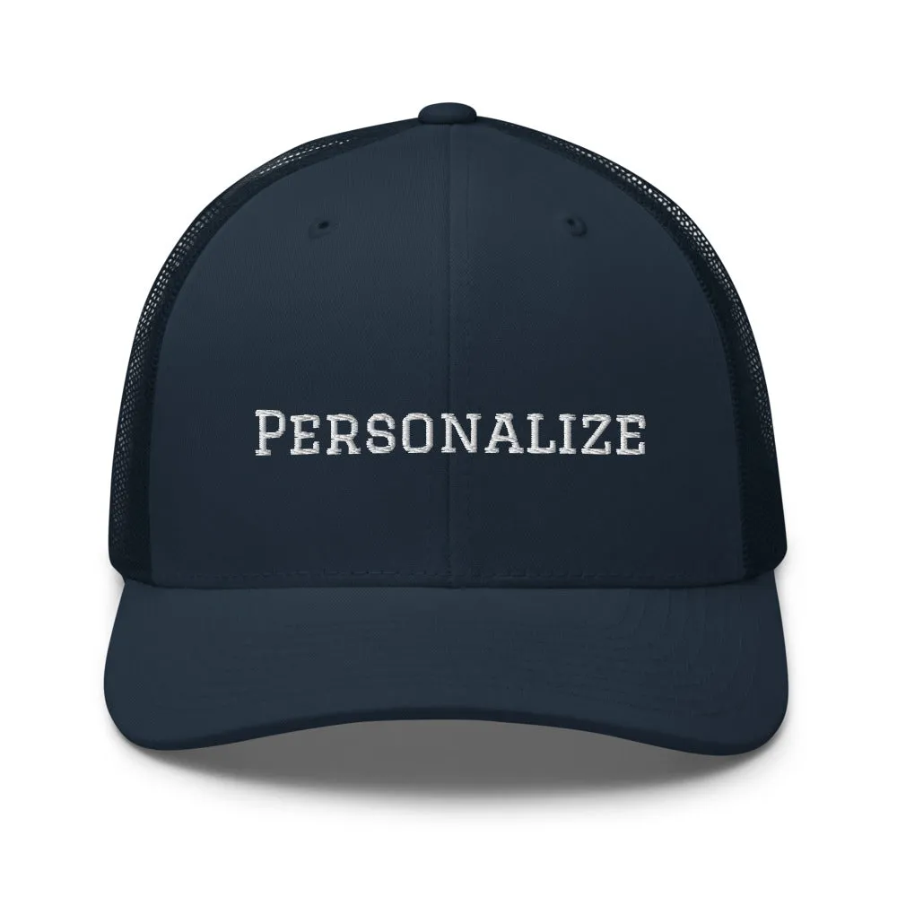 Trucker Cap (Personalize)